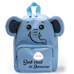 Ghiozdan animalute personalizat cu mesaj crestin
